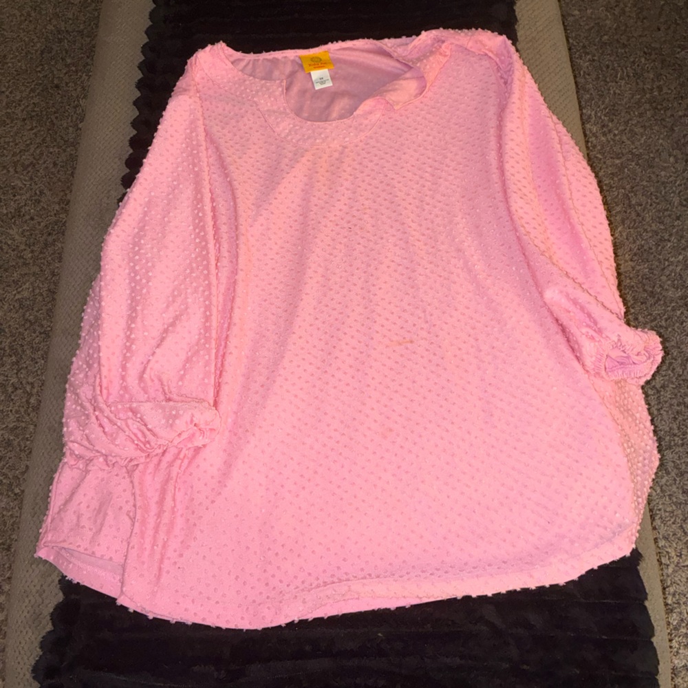 Ruby Rd. Light Pink Women's Shirt